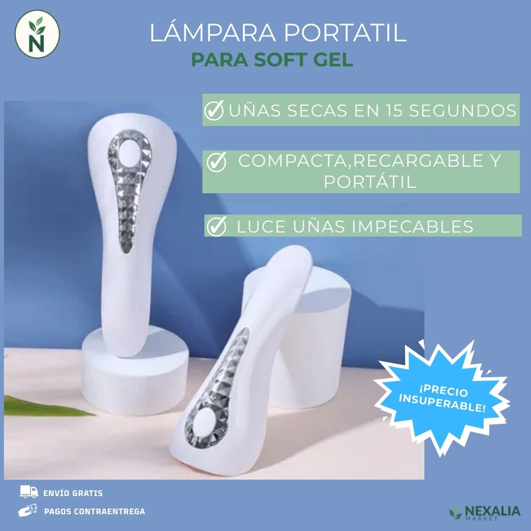 Lámpara LED UV Portátil para Secado Profesional de Uñas
